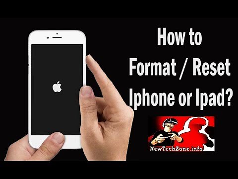 How to Format / Reset iphone or ipad? | IOS 11 , IOS 10