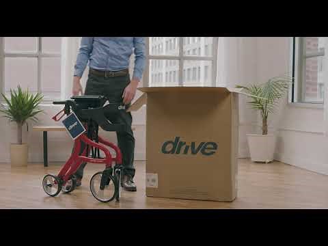 Drive Medical Nitro Sprint Rollator assembly how-to video