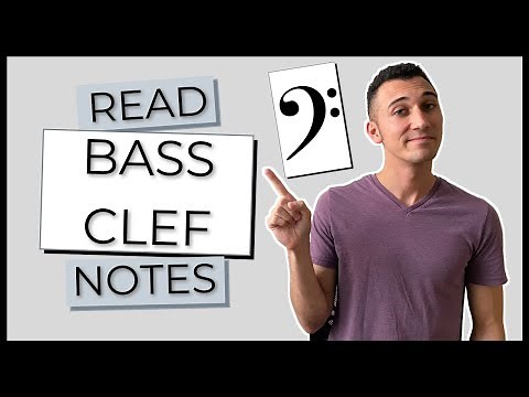 How to Read Music Notes on the Bass Clef Staff