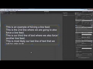 Text Mesh Pro - Text Auto Sizing, Word Wrapping and Line Feed