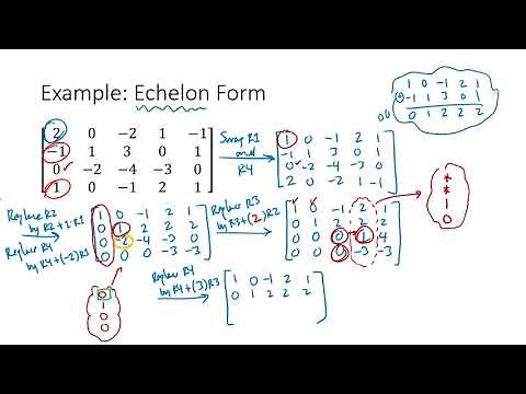 Linear Algebra Example: Row Reduction