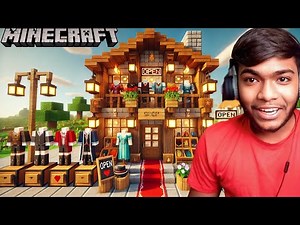 I Built a Clothing Shop in Minecraft Survival!"