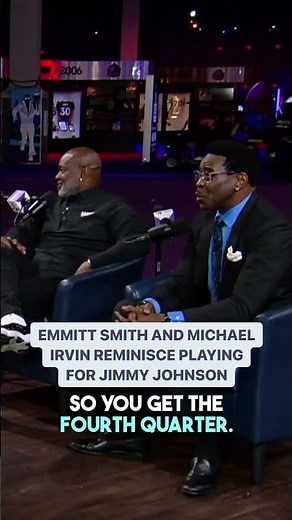 Michael Irvin and Emmitt Smith Reminisce Playing Under Head Coach Jimmy Johnson