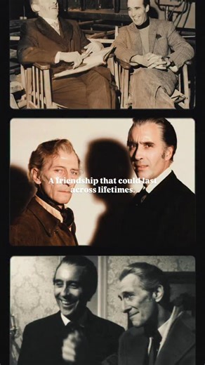 4.1K views · 5.5K reactions | On screen, they were horror’s greatest rivals. Off screen, they were the closest of friends. Christopher Lee and Peter Cushing shared a bond built on laughter, loyalty, and a deep love for their craft. This International Friendship day, we’re raising a glass to one of cinema’s greatest friendships. Peter and Christopher: a friendship that could last across lifetimes  | Hammer Films | Facebook