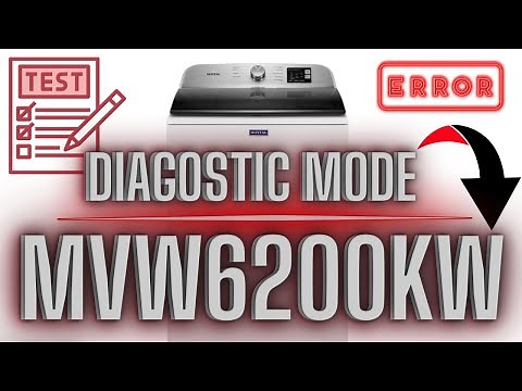 Troubleshooting Maytag Washer Models: MVW6200KW & MVWX655DW Guide