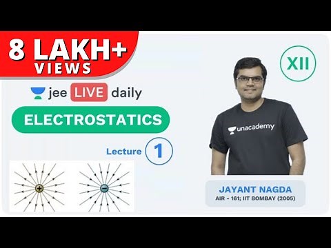 JEE Mains: Electrostatics - Lecture 1| Class 12 | Unacademy JEE | IIT JEE Physics | Jayant Nagda