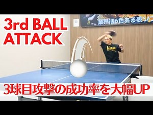 Improving Success Rate of Third Ball Attack Drill[Table Tennis]