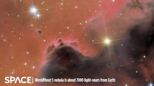 Hubble Space Telescope captures stunning red view of the Soul Nebula