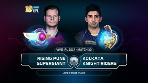 IPL 2017 M30: RPS vs KKR – Match Highlights | IPLT20