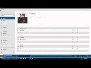 This is the new Music app for Windows 10