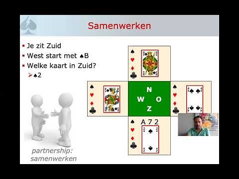 Bridge Online leren Aflevering 1 met Bridgedocent Tom Drijver