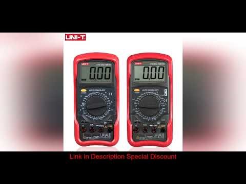 UNI-T UT55 Universal Digital Multimeter UNI T 1000V AC DC DMM Electric Transistor Capacitor Tester
