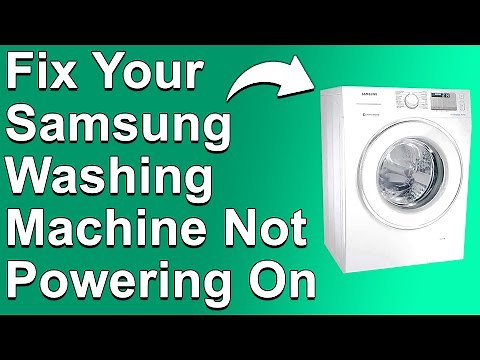 How To Fix Samsung Washing Machine Not Powering On (Why Is This Issue Occur And How To Solve It!)