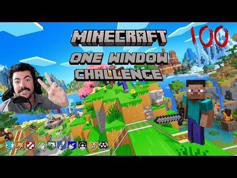 Minecraft Zombies ONE WINDOW CHALLENGE - Black Ops 3 Custom Zombies Map