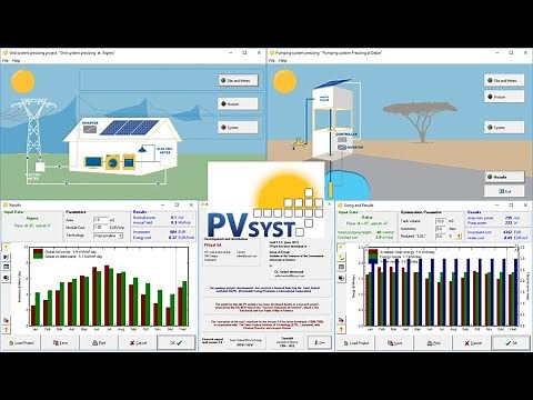 Cálculo y dimensionado de energía solar - ON GRID. PVSyst