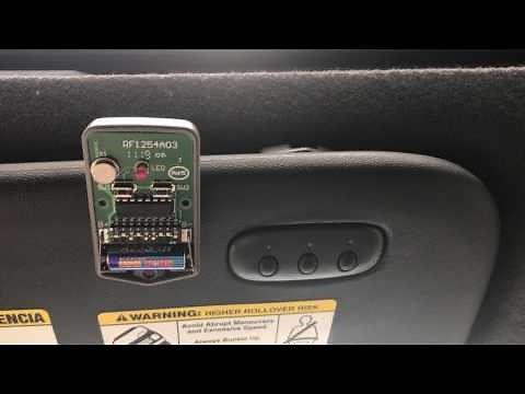 Programming Mighty Mule gate opener to Ford Homelink