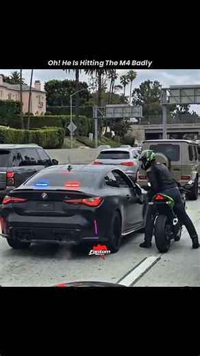 Biker Vs Bmw M4 Cop 💀🔥