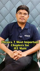86K views · 33 reactions | How to Master for JEE 2025: 7 Most Important Physics Chapters to get 99%ile #JEE #JEE2025 #JEEMains #esaral | eSaral - Learning Made Simple | Facebook