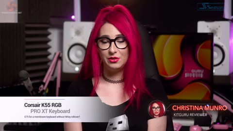 Corsair K55 RGB PRO XT - with membrane keys for £75!