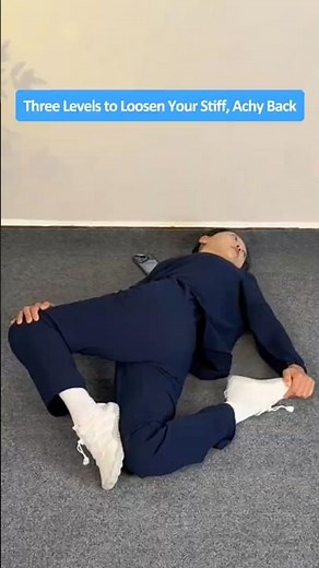 3 Level Stretch Routine to Eliminate Sitting Induced Back Pain and Stiffness in just 5 Minutes Daily