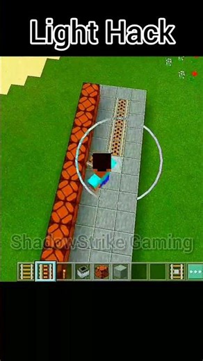 Secret Redstone Light System in Minecraft!😱