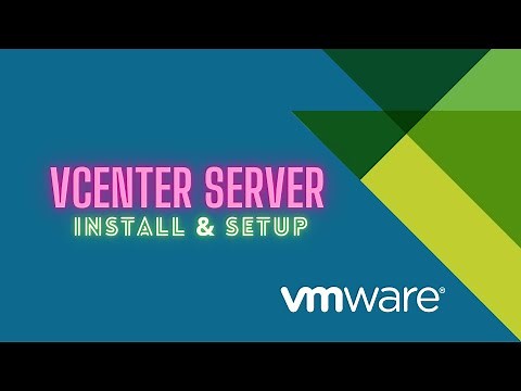 VMware vCenter Server Install & Setup - #foryou