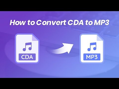 How to Convert CDA to MP3