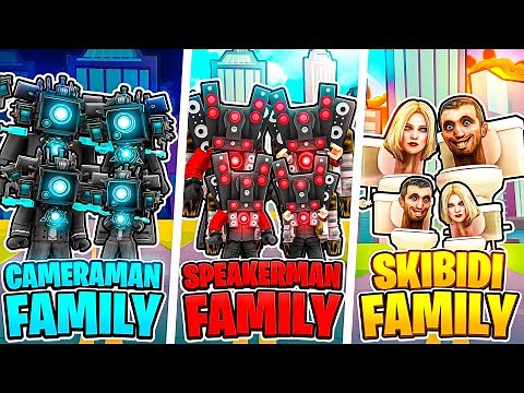 SPEAKERMAN Vs SKIBIDI Vs CAMERAMAN In Roblox! (Brookhaven RP)