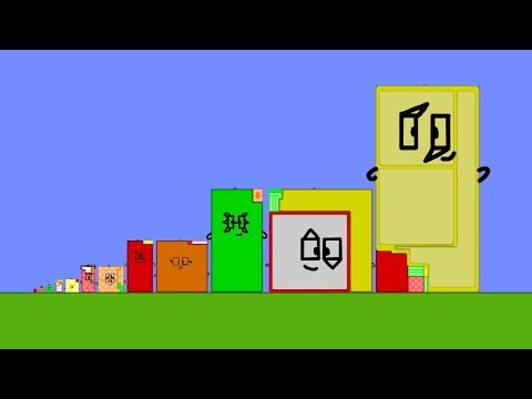 Numberblocks S13 Ep1 The Double *BASE 5* (Algodoo)