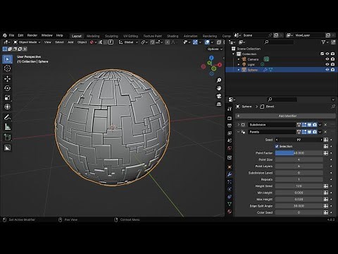 Plating Generator Modifiers and Tools in Blender 4