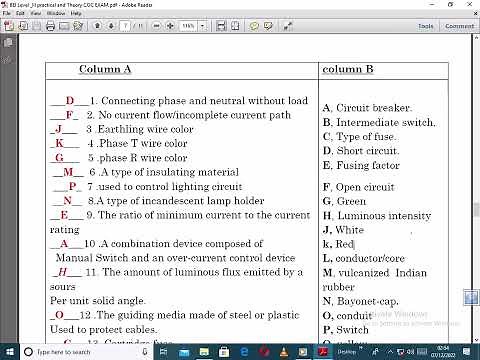 BEI Level III practical and Theory COC EXAM