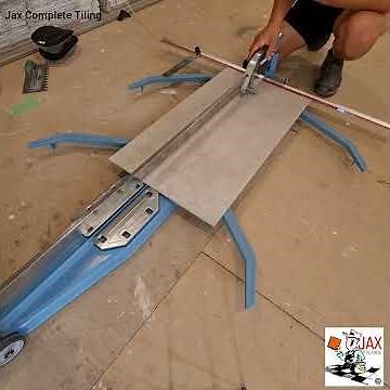 How to Cut Large Tiles with a Sigma ART 127 cm Tile Cutter