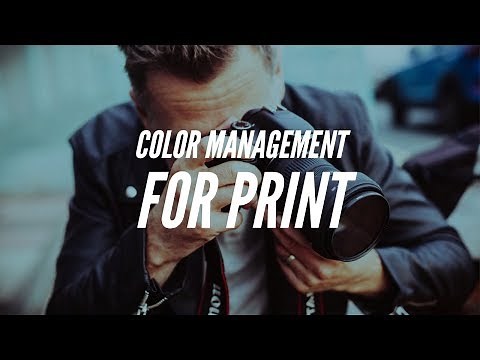 Color Management for Print (sRGB Workflow) | Color Management for Beginners