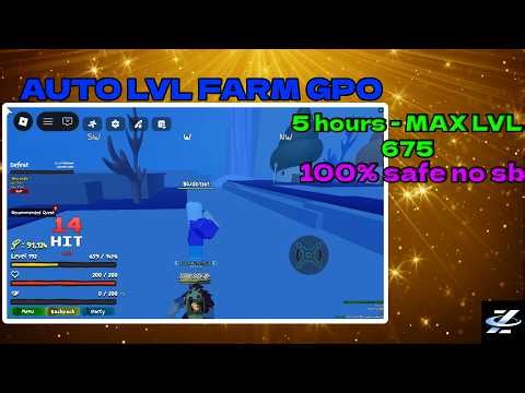[GPO] AUTO LVL FARM GPO BEST AUTO FARM LVL IN GPO SCRIPT | Script Grand Piece Online Zephyrion Hub