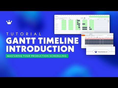 An Introduction to GANTT Timeline Basics - Production Scheduling with AI