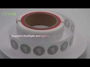 High-Security Encrypted NFC Label #nfc #smartpackaging #anticounterfeiting #rfid #label