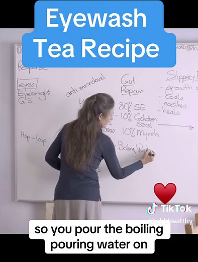 Eyebright Eyewash Tea Recipe @realbarbaraoneill #glaucoma #cataracts #redeyes #dryeyes #blurryeyes #pinkeye #eyes #eye #see #sight #floaters #eyebright #goldenseal #herbs #yourethedoctor #yourethedoc #yourethedr #heal #healthy #health #healing #natural #naturalremedies #remedies