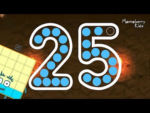 Numberblocks 25 Magic Run - Numberblocks Twenty Five Adventure | Number Counting Go Explore