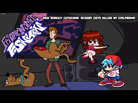 VS Shaggy 2.0 NEW CUTSCENES, SCOOBY GETS KILLED BY GIRLFRIEND! - Friday Night Funkin Mod