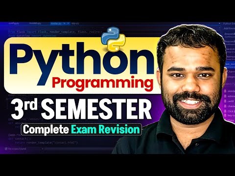 Marathon : Python Programming for 3rd Semester | AKTU Exam Preparation