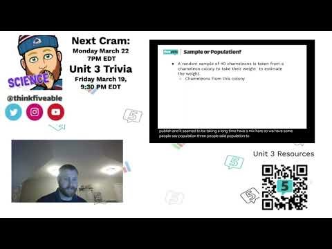 AP Statistics CRAM – Data Collection & Experimental Design