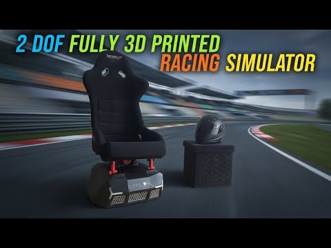 First 2 dof simulator fullly 3d printed