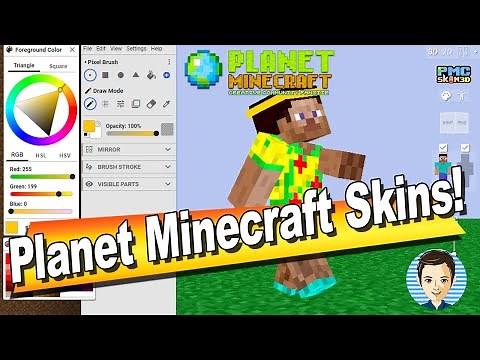 How You Can Use the PLANET MINECRAFT Skins Editor - How to Edit Planet Minecraft Skins