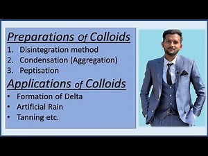 Methods of Preparation Of Colloids | Applications of Colloids | very easy Explanation | BS Chemistry