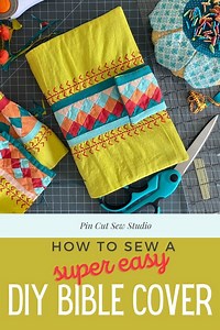 How To Sew an Easy, DIY Bible Cover — Pin Cut Sew Studio
