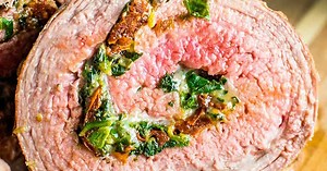 Baked Stuffed Flank Steak