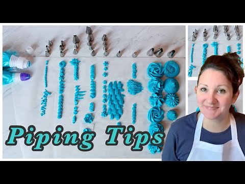 Piping tip and their designs - plus which are my favourite piping tips