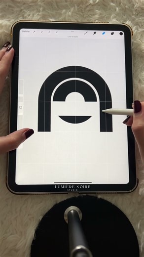 Monogram for A & A 🫶🏻 #brandlogo #monogram #procreate #applepencil #logodesign