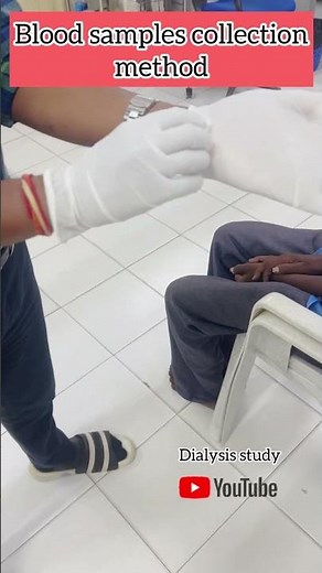 🩸 Blood Sample Collection: Methods & Techniques Explained #bloodsample #dialysisstudy #shortvideo