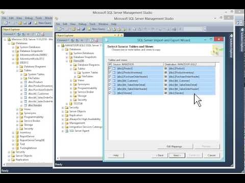 SQL Server 2012 Import and Export Wizard [HD]